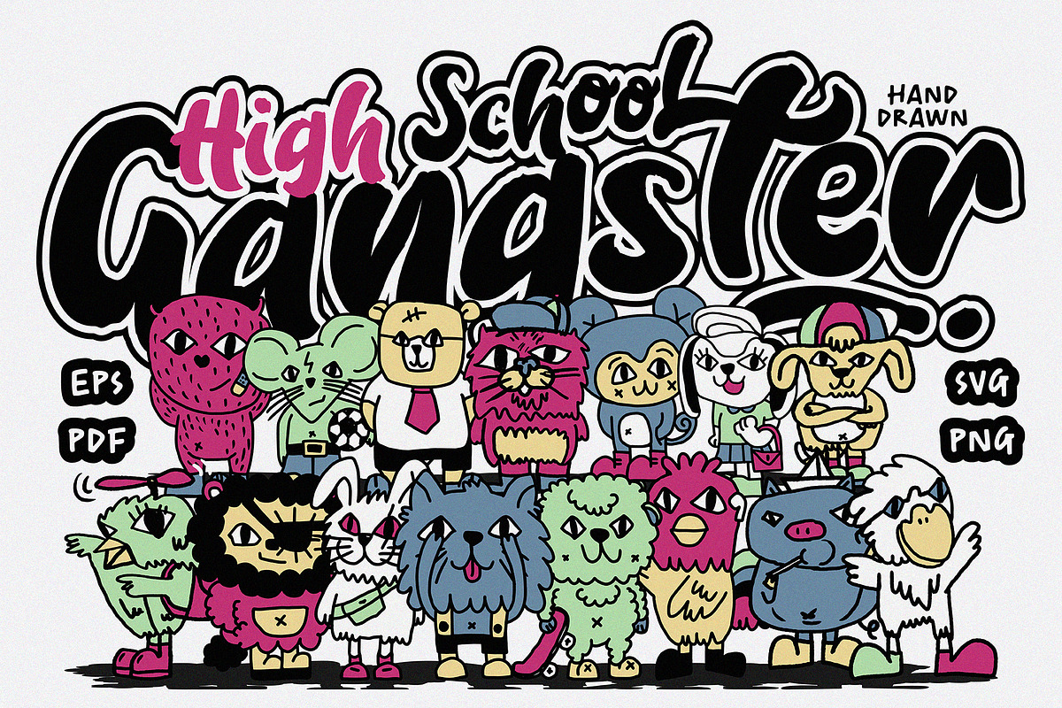 Hand-Drawn Characters Clipart Pack, a Graphic by 159room.studio (Photo 1 of 2)