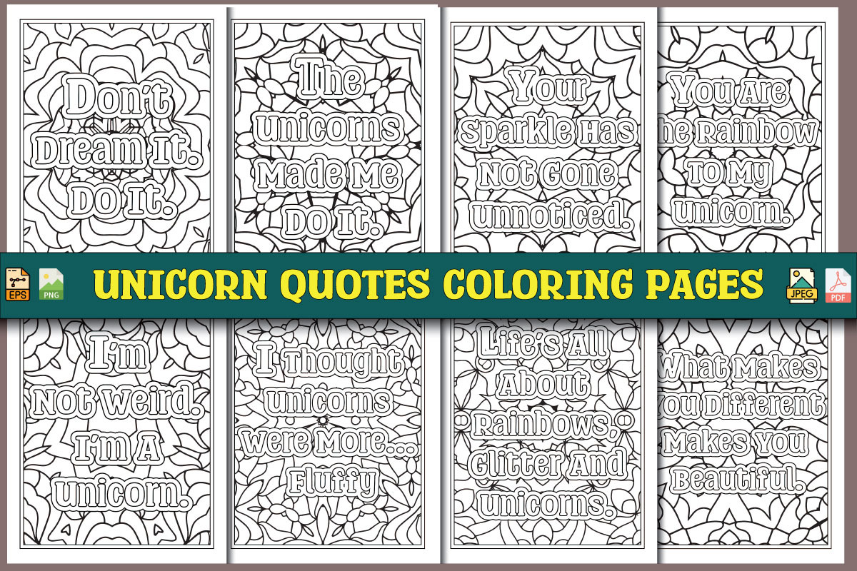 1000 Quotes Coloring Pages, an Object Graphic by protabsorkar11 (Photo 15 of 22)