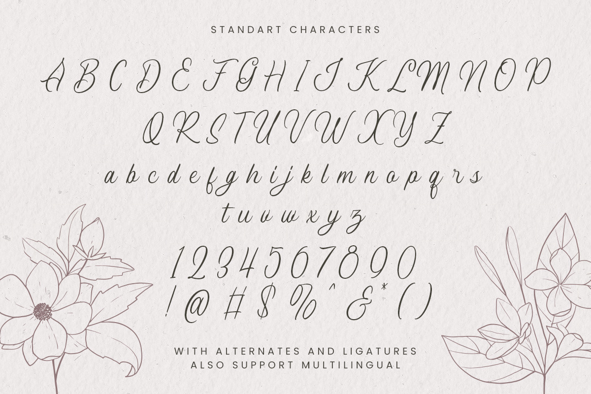 The Margonda  - Script Font, a Script Font by Letterhend Studio (Photo 8 of 9)