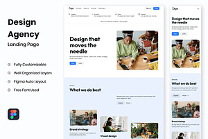 Design Agency - Landing Page, a Landing Page Template by RPWDS