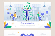 Office Team Vector Scenes, an Education Illustration by PavelVinnik (Thumbnail 3 of 3)