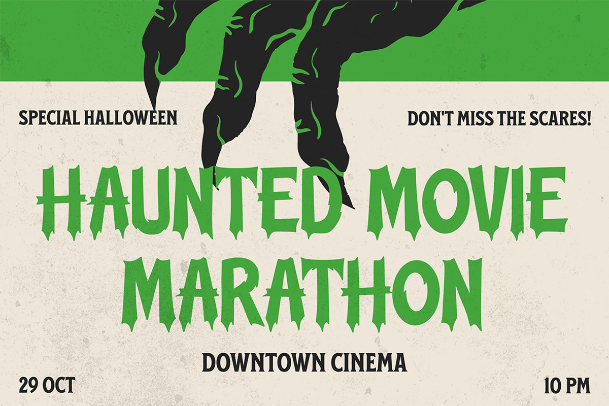 Wicked Veins – Halloween Font, a Font by Arendxstudio (Photo 2 of 9)