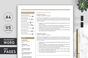 Resume Template CV + Cover Letter, a Resume Template by Klamp Studio (Thumbnail 2 of 10)