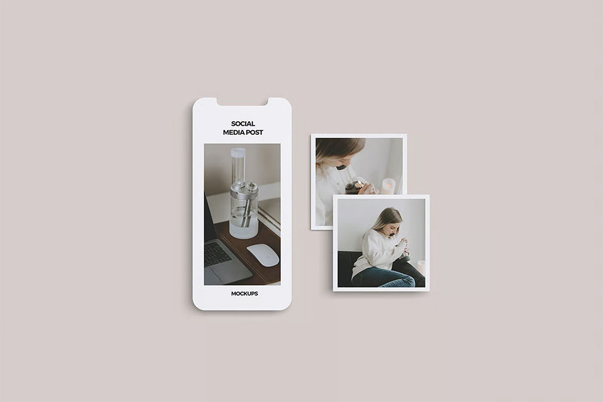 Social Media Post Mockup, a Device Mockup by zpackcreative (Photo 4 of 4)