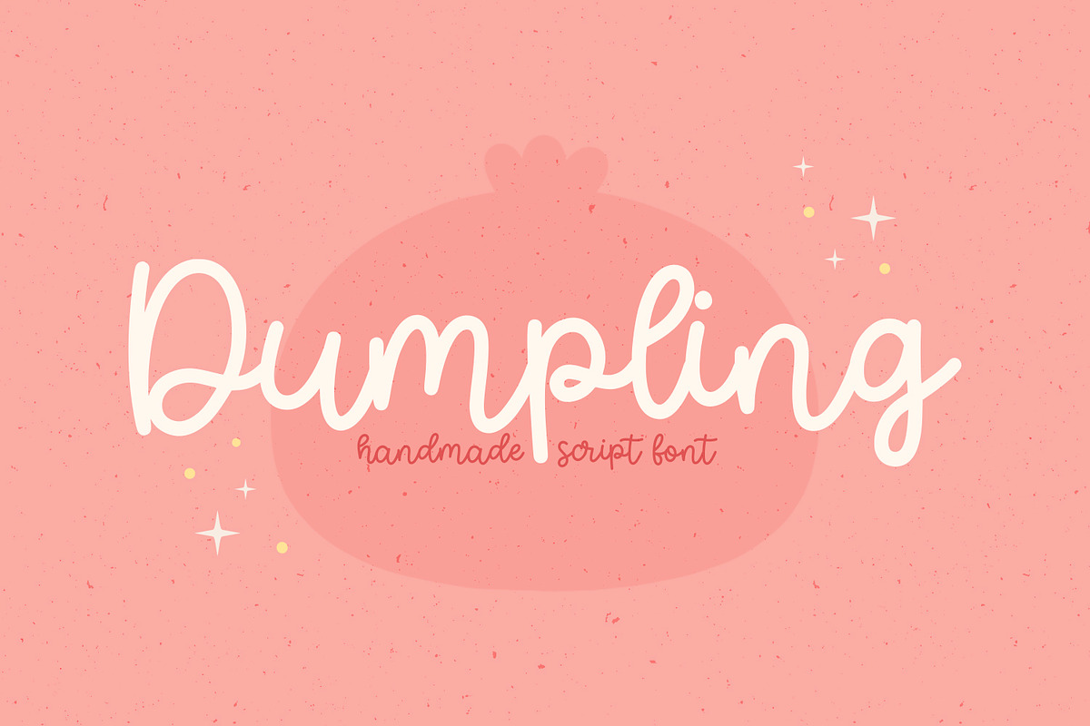 Dumpling Cute Script Font, a Script Font by The Creative Bix (Photo 1 of 7)
