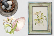 Floral Easter eggs watercolor set, an Illustration by Kate Lanbina (Thumbnail 5 of 17)