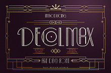 Decolmax Art Deco Typeface