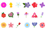 Icon Pack: Flower Flat (50 Icons), an Icon by soglamun (Thumbnail 4 of 6)