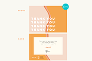 Thank You Card Canva Template, a Card Template by Hell Yeah Designs (Thumbnail 2 of 3)