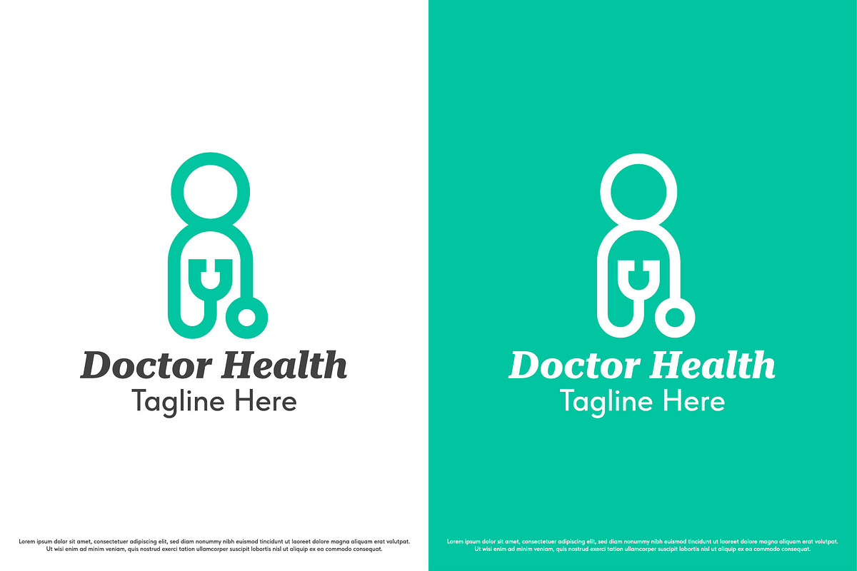 Doctor Health Logo Design Template, a Branding & Logo Template by Morvana Crew (Photo 2 of 2)