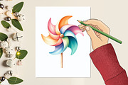 Summer Kids Watercolor Clipart, a Graphic by designcity5 (Thumbnail 4 of 5)