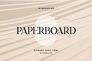 Paperboard Elegant Serif Font, a Serif Font by UICreative (Thumbnail 1 of 8)