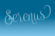 Serenus Condensed, a Script Font by Eurotypo (Thumbnail 1 of 5)