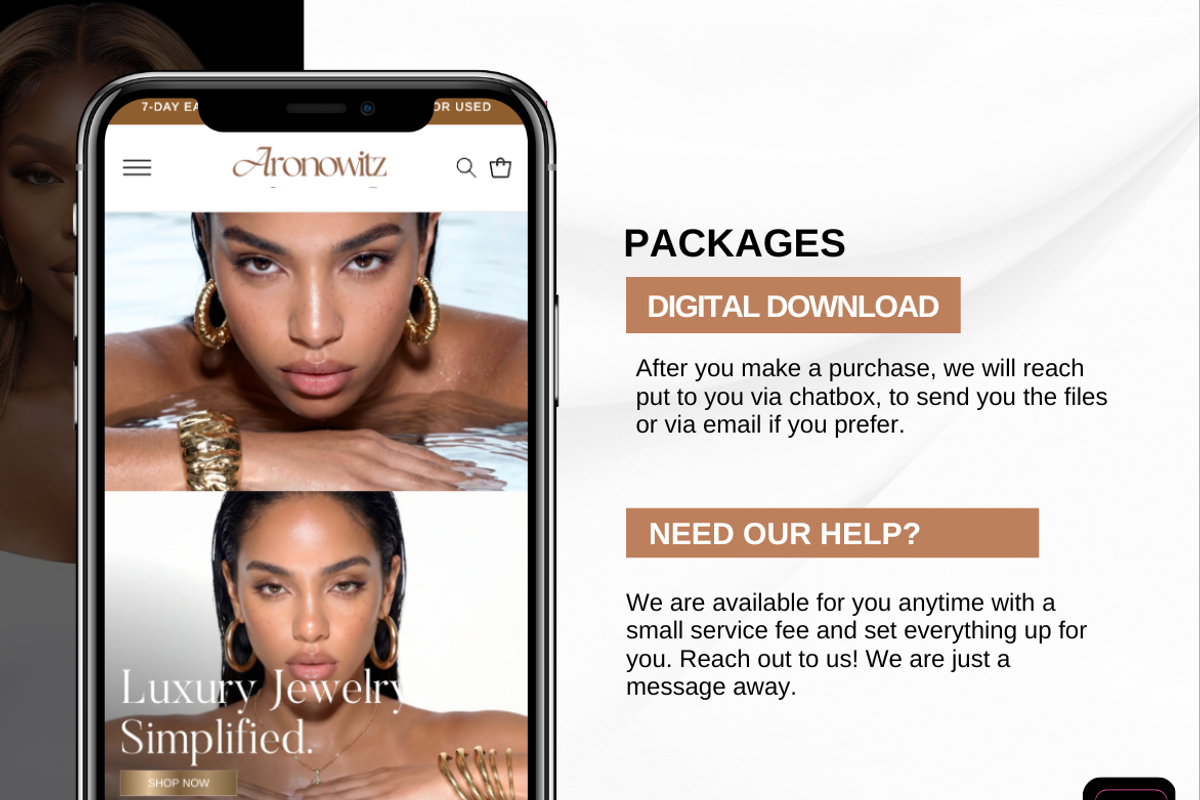 Jewelry shopify theme, a Shopify Template by WeBuildBrand (Photo 3 of 6)