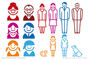 Avatar bundle, 160 vector icons, an Icon by Illustree (Thumbnail 8 of 12)