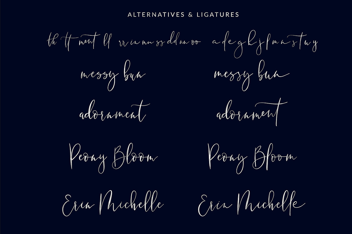 Wild Moon - Casual Script Font preview 4