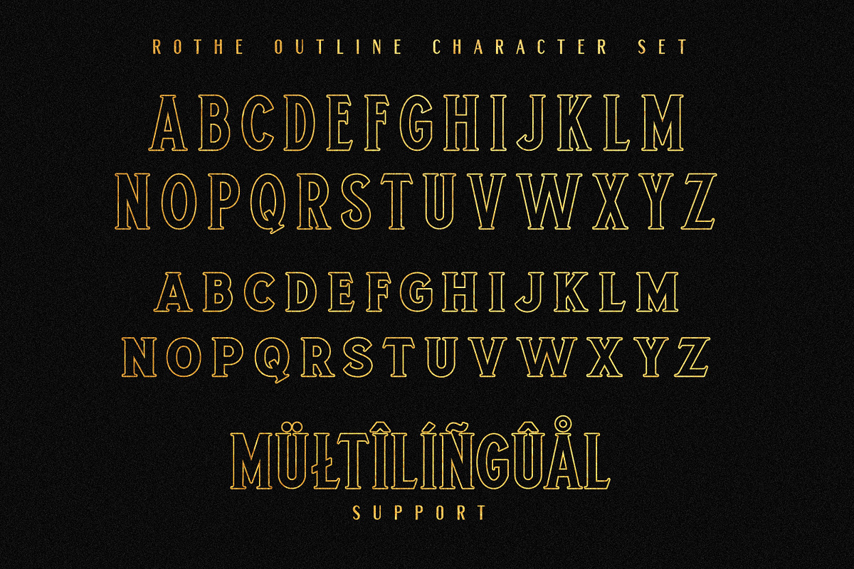 ROTHE - Vintage Luxury Font preview 8