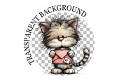 Whimsical Valentine Animal Clipart, a Seasonal Illustration by Rose Art (Thumbnail 6 of 7)