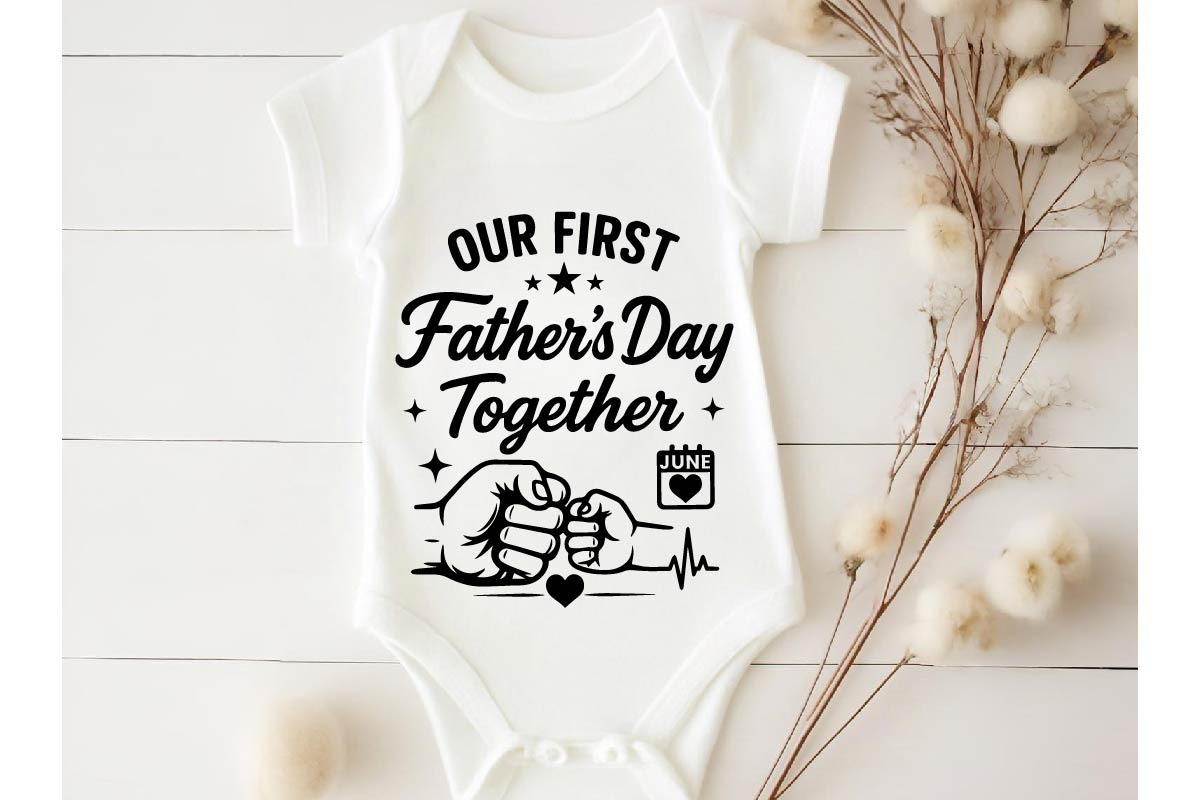 Our 1St Fathers Day SVG PNG, an Object Graphic by EllaMaiyaali (Photo 5 of 6)