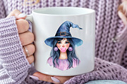 Funny Witch Halloween Bundle, an Illustration by Pixels.Craft (Thumbnail 6 of 7)