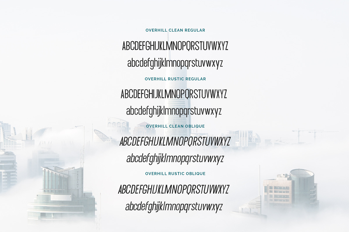The Overhill Project - Display Font preview 5