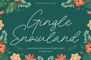 Gingle Snowland - Signature Font, a Script Font by Balpirick Studio (Thumbnail 1 of 7)