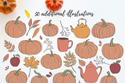 Pumpkin Season |vector illustrations, an Illustration by Wander Designs (Thumbnail 7 of 8)