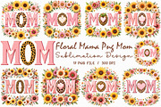 Floral Mama Png Mom Sublimation Desi, an Illustration by Libby Wishes (Thumbnail 1 of 4)