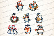 Winter Penguin Christmas Penguin, an Illustration by DreamCafeArt (Thumbnail 4 of 5)