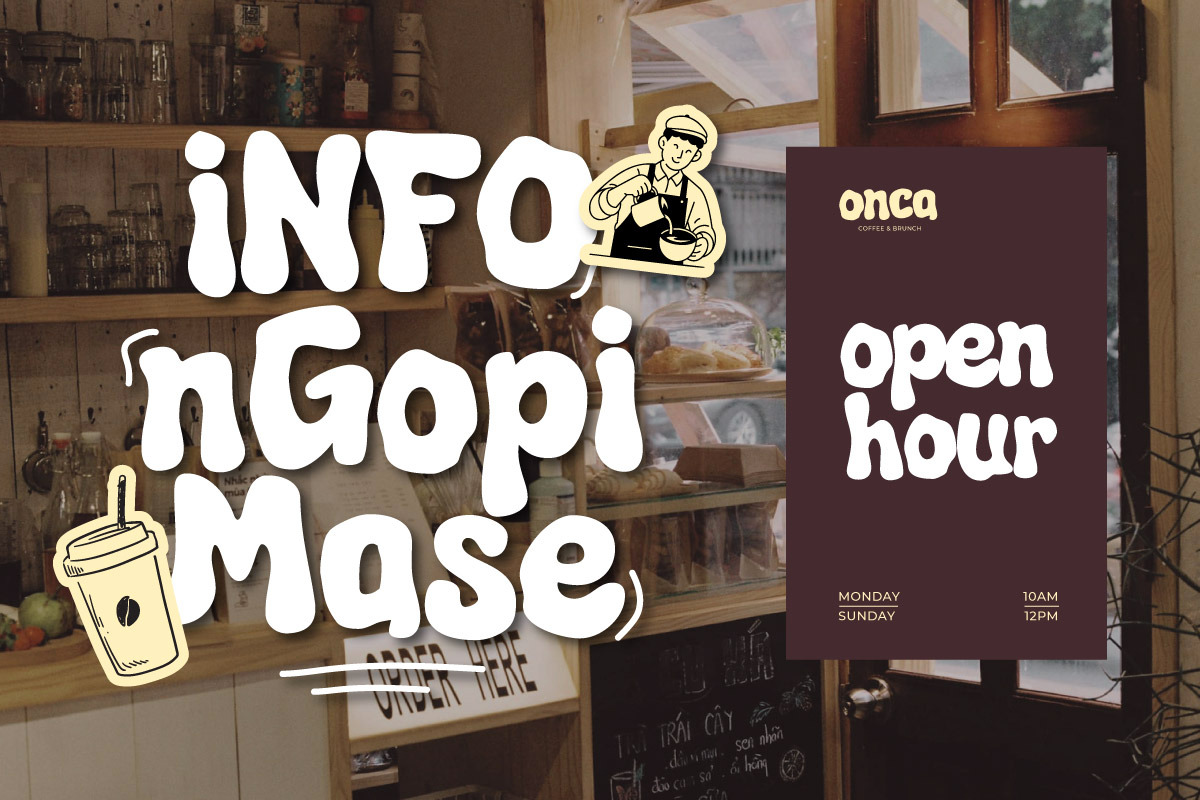 Mau Kopiga - Coffee Display Font, a Handwritten Font by trabaskriya (Photo 8 of 11)