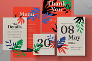 Wedding Invitation Set, an Invitation Template by graphicook (Thumbnail 2 of 3)