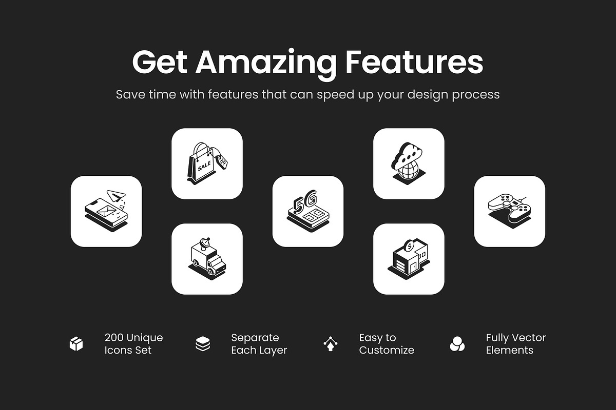 200 Business Growth Icons, an Outline Icon by Prosymbols (Photo 2 of 9)