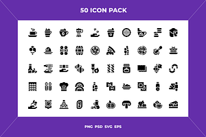 Italian food icons, an Icon by Wencory