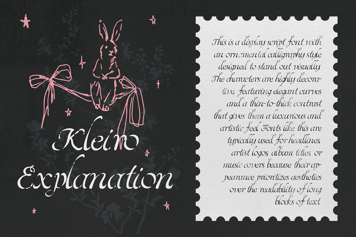Kleiro - Chamber Calligraphy Script, a Script Font by riff.type (Photo 2 of 10)