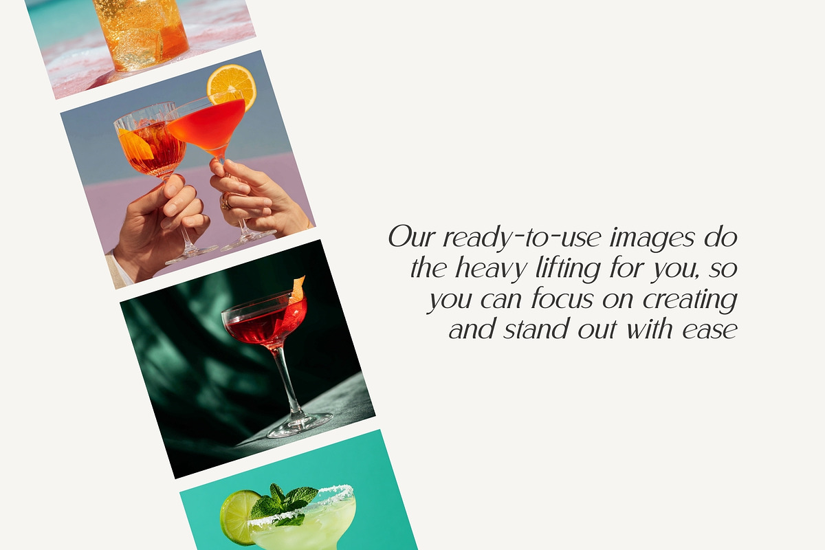 Aesthetic Luxury Cocktail Photos, a Food & Drink Photo by HipFonts (Photo 9 of 9)