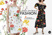 Wild floral Seamless Pattern Design, a Pattern Graphic by VOVU Studio (Thumbnail 4 of 12)
