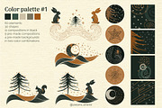 Winter wonderland Clipart Collection, a Seasonal Illustration by Tatyana_Zenartist (Thumbnail 2 of 13)
