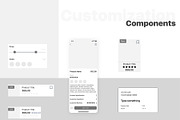 Buey E-commerce app Wireframe Kit, a Wireframe Template by Capi Product (Thumbnail 4 of 10)