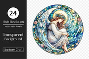 Stained Glass Angel Sublimation, a Work Illustration by Dream Creation (Thumbnail 7 of 7)