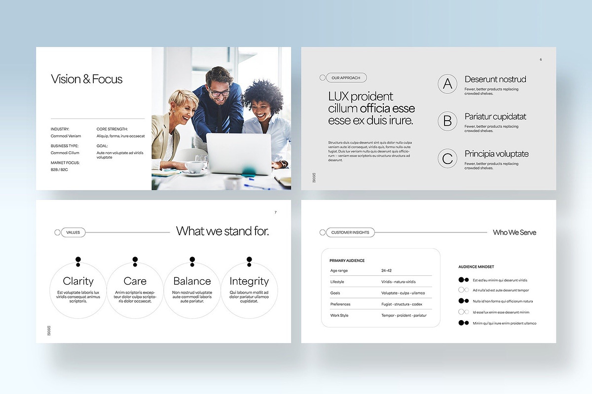 Minimalist Presentation Template, a Presentation Template by BrandPacks (Photo 3 of 7)