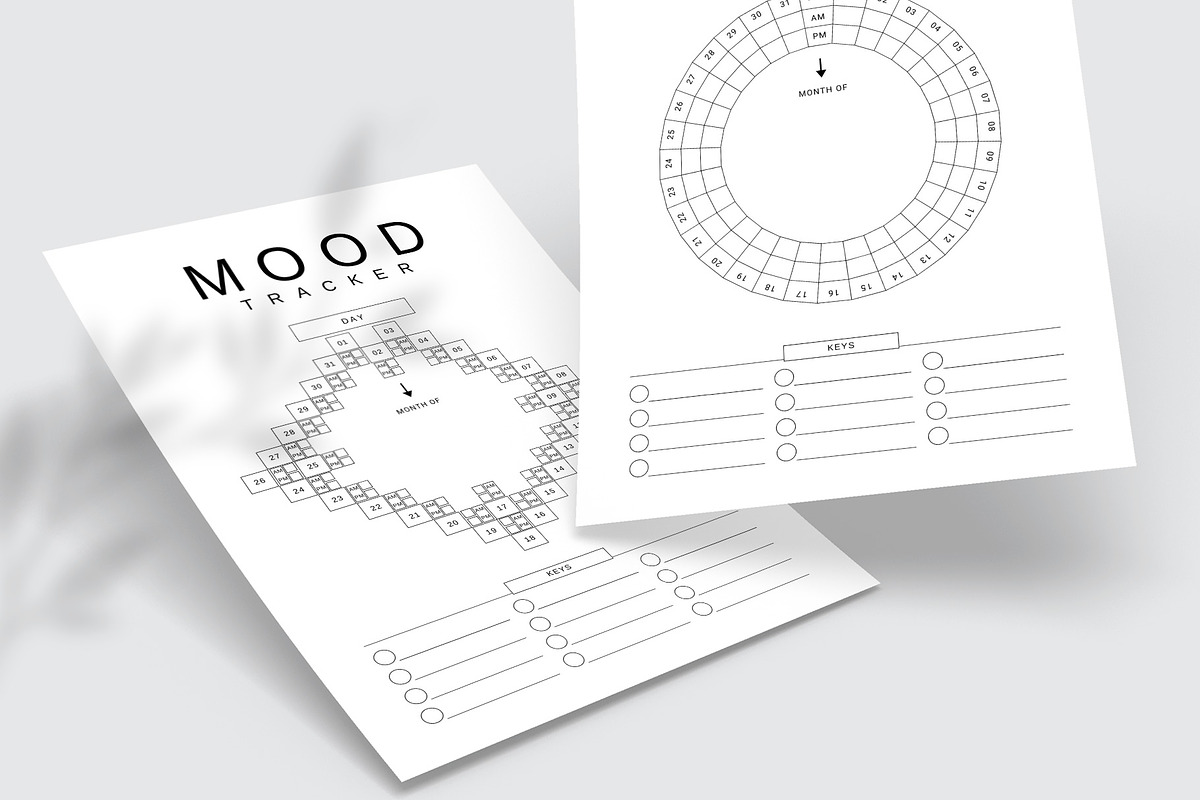Canva Mood Tracker, a Stationery Template by Amit Debnath (Photo 5 of 8)
