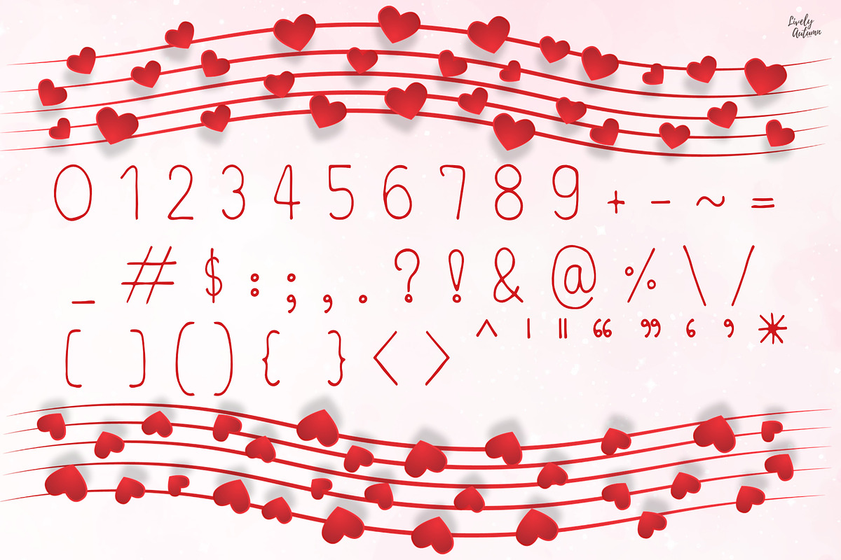 Kiss Me | Handwriting Font, a Handwritten Font by LivelyAutumn11.11 (Photo 3 of 5)