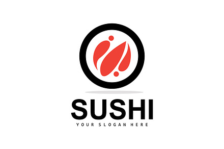 Sushi Logo, Japan Food Sushi Design, a Branding & Logo Template by Maylianaw28
