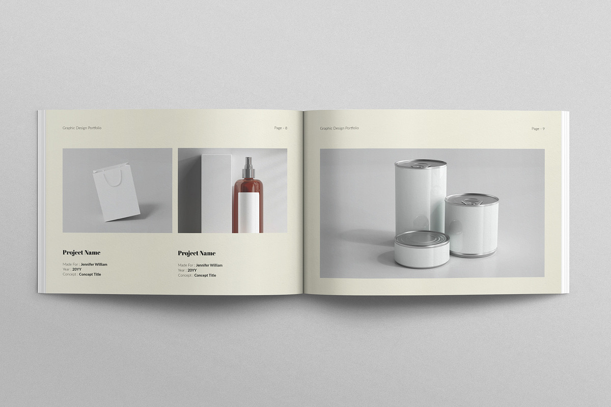 Portfolio Design Landscape Template, a Brochure Template by E-Type (Photo 4 of 7)