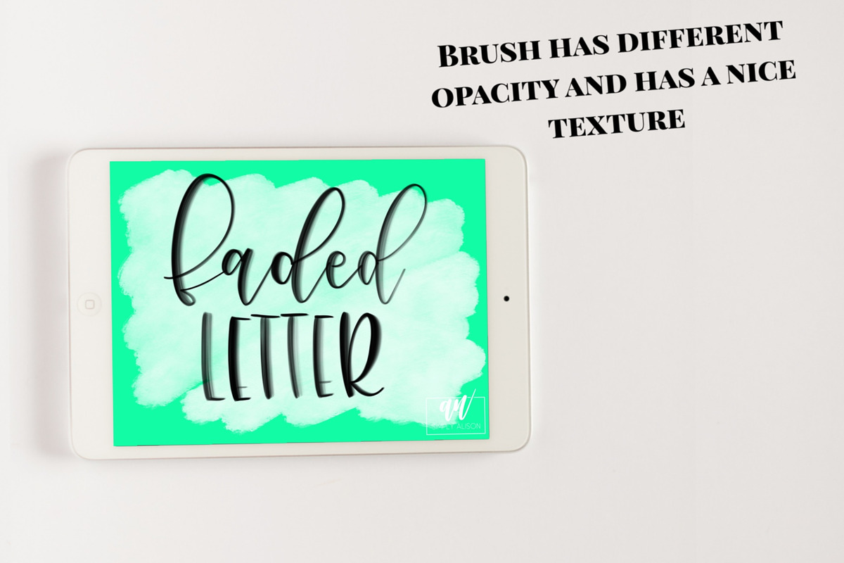18 Procreate Lettering Brushes preview 8