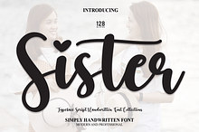 Sister | Script Font