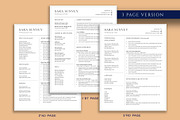 Professional Resume Template Pack, a Resume Template by VictoriousVita (Thumbnail 4 of 8)