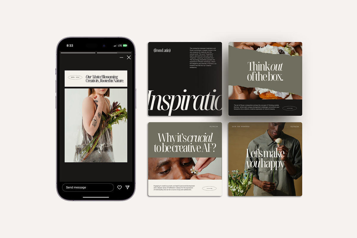 Minimalistic Instagram – Canva, a Social Media Template by Karisma Studio (Photo 3 of 10)