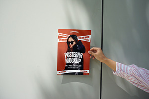 Poster Mockup, an Advertising Mockup by Claymoon Lab