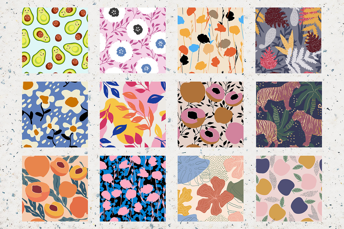 Seamless Pattern Bundle, a Background Graphic by Norse Studio (Photo 8 of 14)